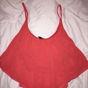 Flowy Coral Top